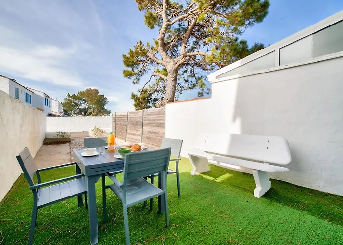 600m De La - Maison Pour 5 - Terrasse Hébergement de vacances La Guérinière